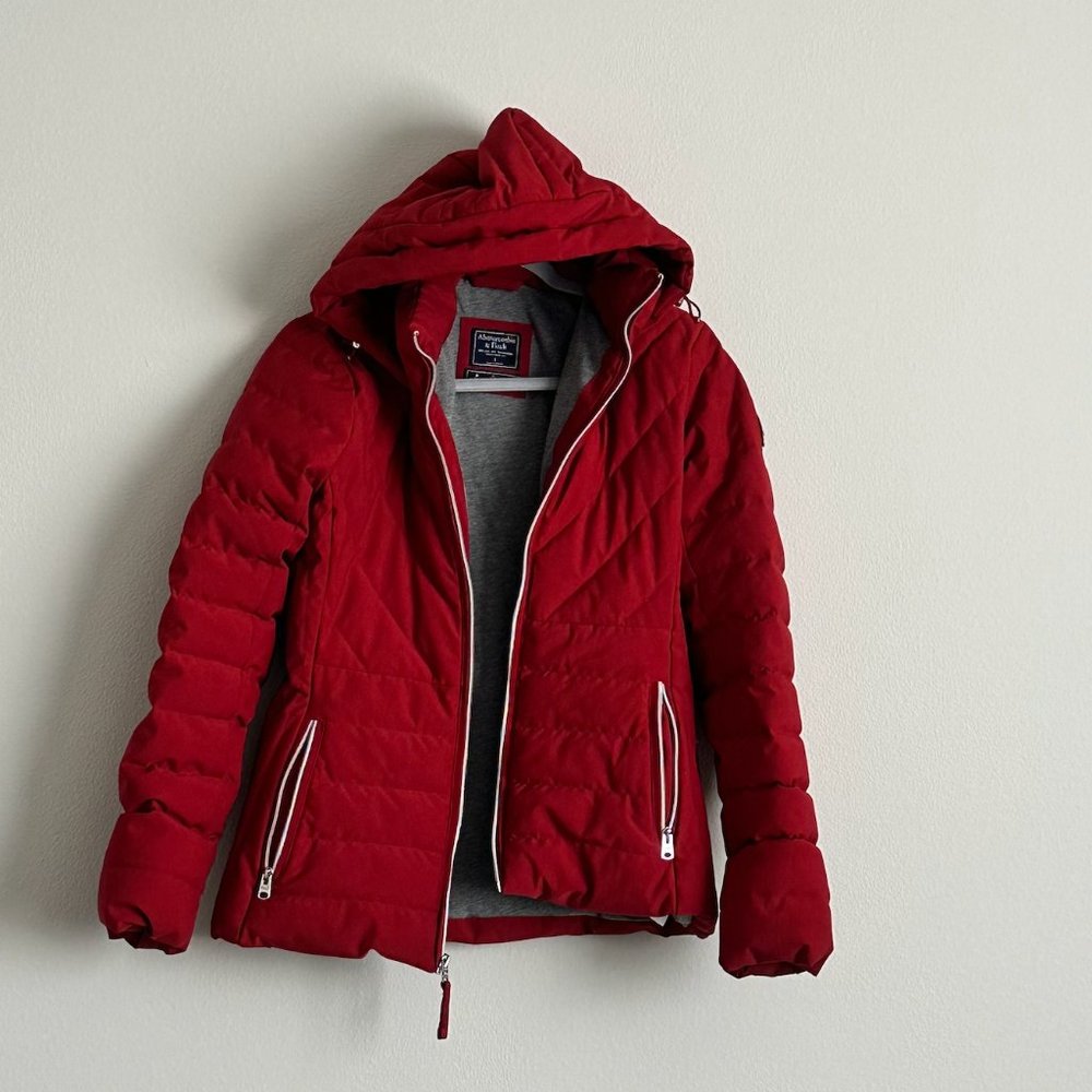 Abercrombie & Fitch red jacket for sale